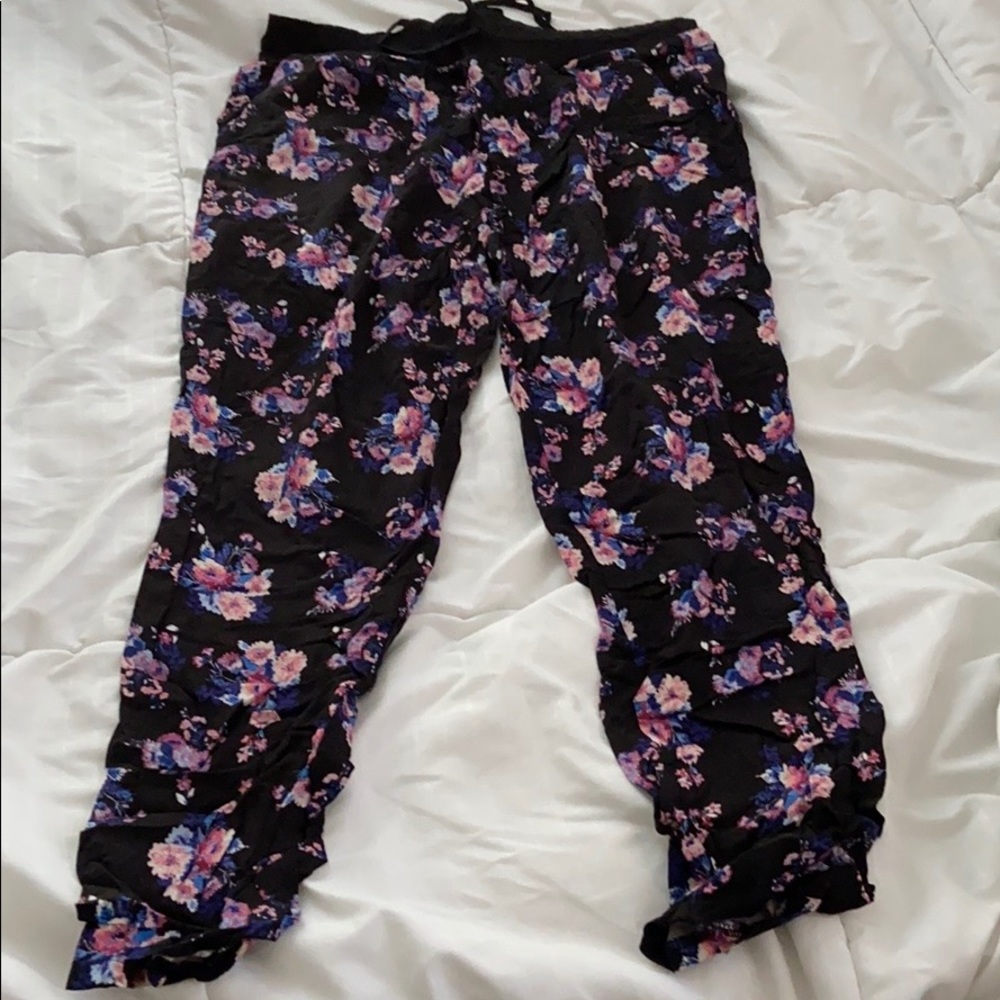 LUSH Floral Jogger Pants
